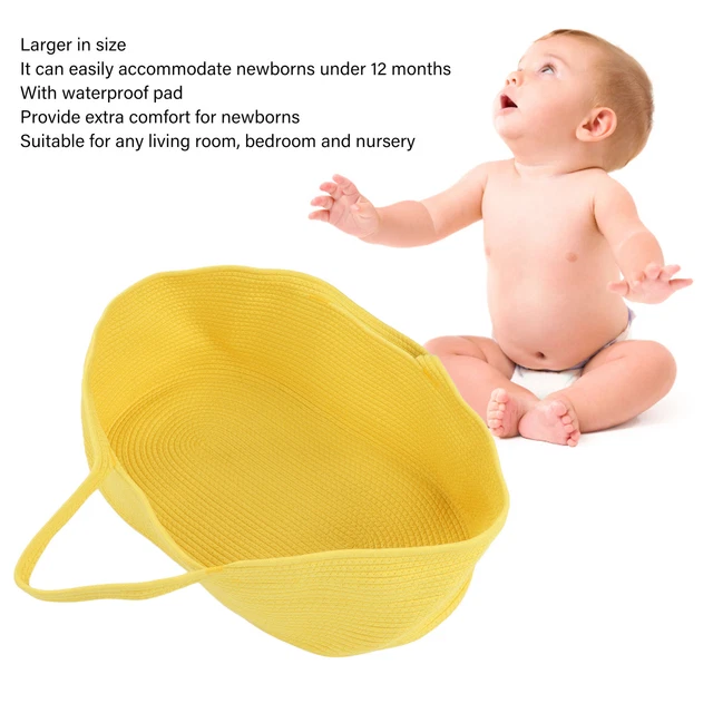 Cesta de portabebés plegable de algodón para bebé recién nacido