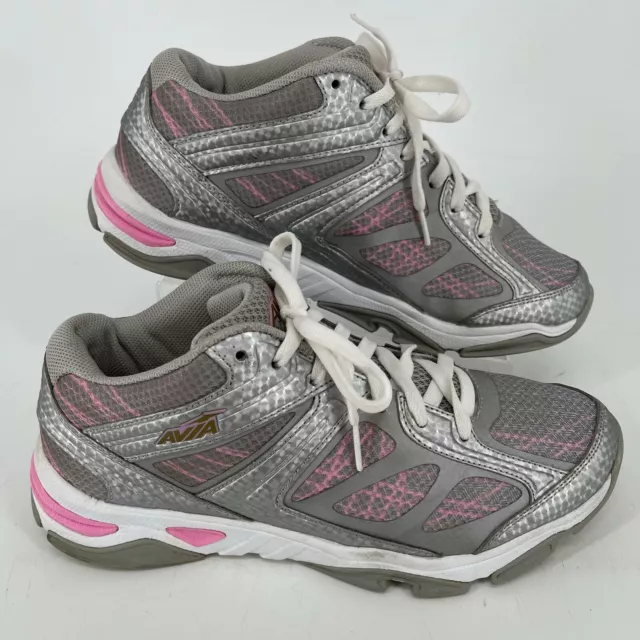 Avia Women's Cross Training Running Shoe Size 11 White Lace-Up [A19]