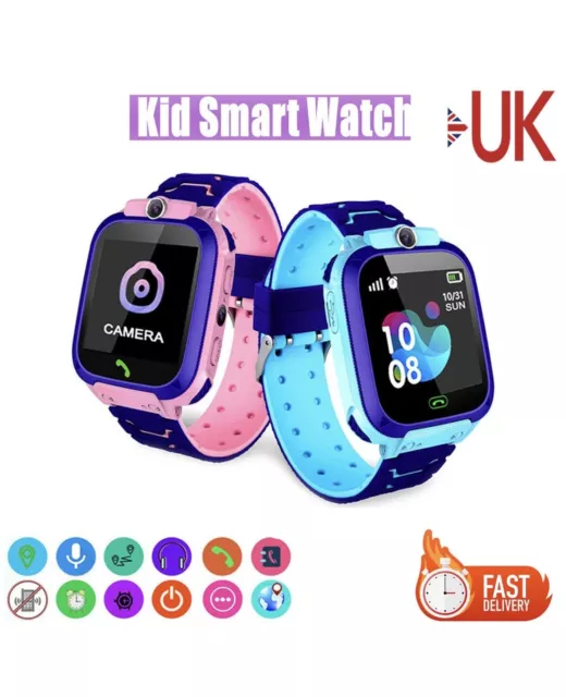 Kids Smart Watch Camera SIM GSM SOS Call Phone Game Watches Boys Girls Gift UK