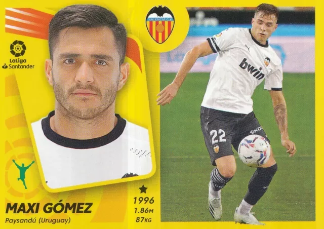 19 Maxi Gomez # Uruguay Valencia.cf Sticker Panini Liga 2022