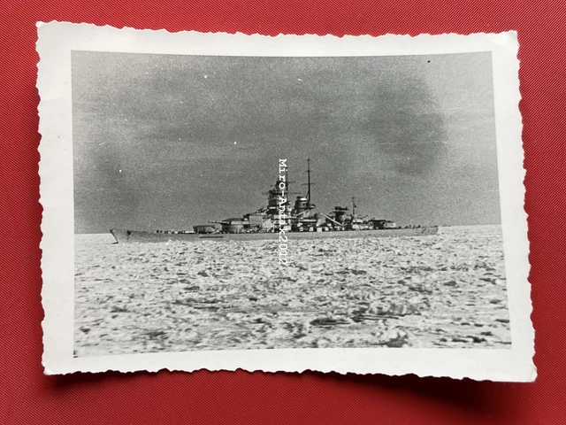 Foto, Wk2, Kriegsmarine, Schlachtschiff Scharnhorst in Norwegen (GK)50755