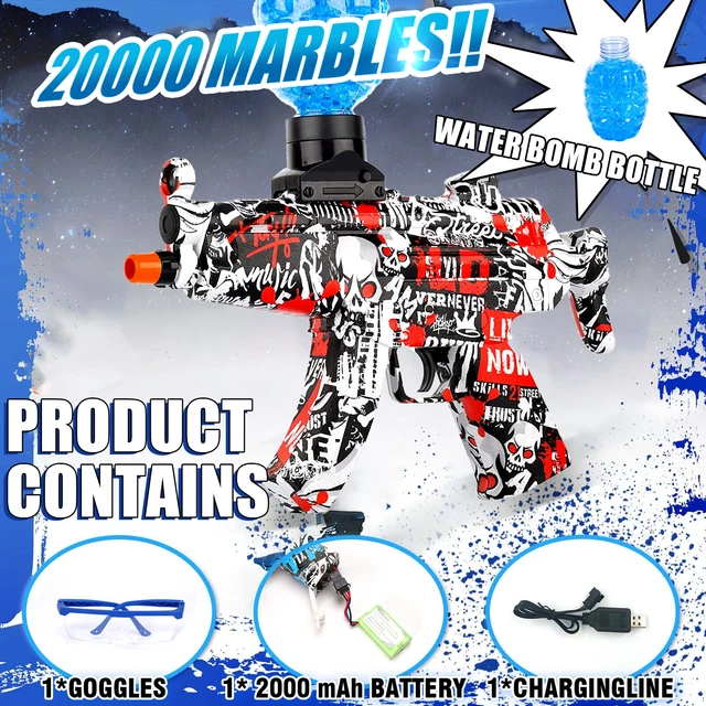 Electric Gel Ball Blaster Eco-Friendly Gel Water Bead Blasters Gun Kids Xmas Toy
