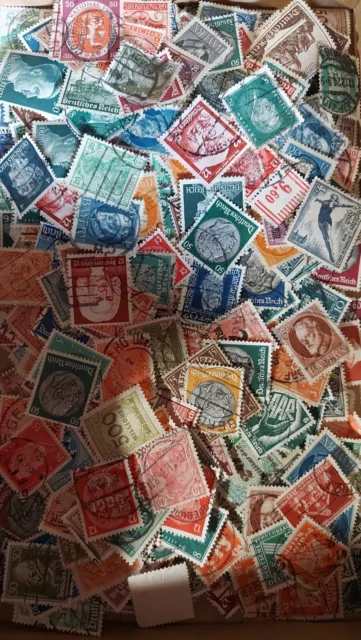 P201: DEUTSCHES REICH & ADS - Kiloware papierfrei - über 6.000 Briefmarken 2