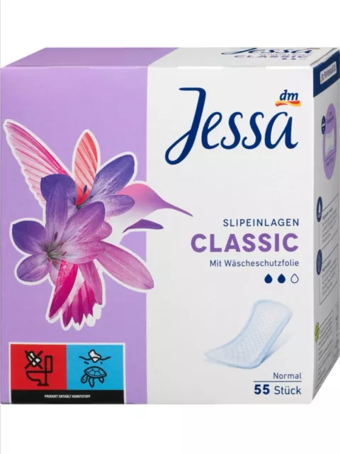 Jessa  Slipeinlagen CLASSIC  LANG BINDEN  55 Stück