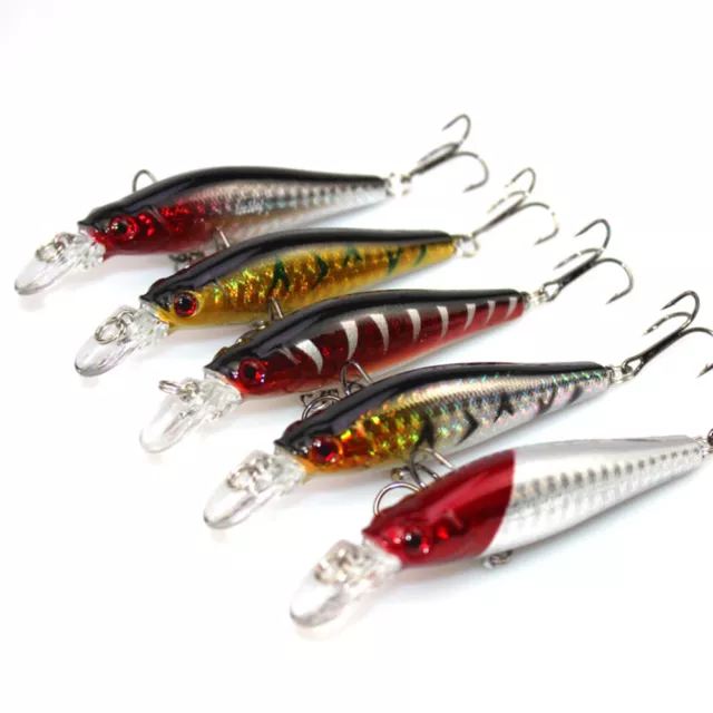 5 Pcs Angeln Salzwasser Lebensechte Künstliche Fisch Für Outdoor