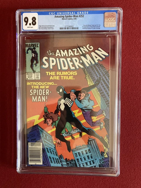 Amazing Spider-Man #252 (May,1984,Marvel) CGC 9.8 White pages.  Newsstand.