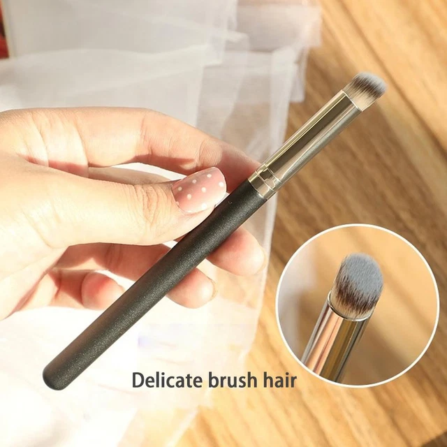 Cepillos de maquillaje correctores de base profesional en ángulo cepillo de contorno sin costuras
