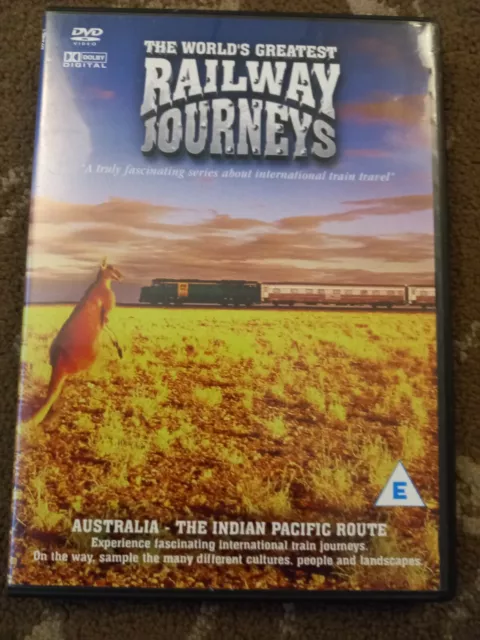 World's Greatest Railway Journeys Australia - The Indian Pacific Route Dvd