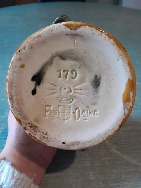 Pot à Tabac en Faïence de Sarreguemines | L'Atelier Imparfait
