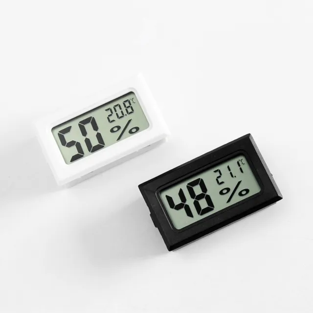 Thermo-hygromètre numérique compact écran LCD capteur de température et d'hu