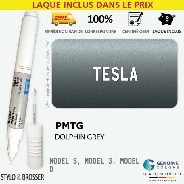 EXTERIOR PMTG GRAY Stylo Retouche Peinture pour Tesla PMTG Reparation Stylo  MSRP EUR 14,99 - PicClick FR