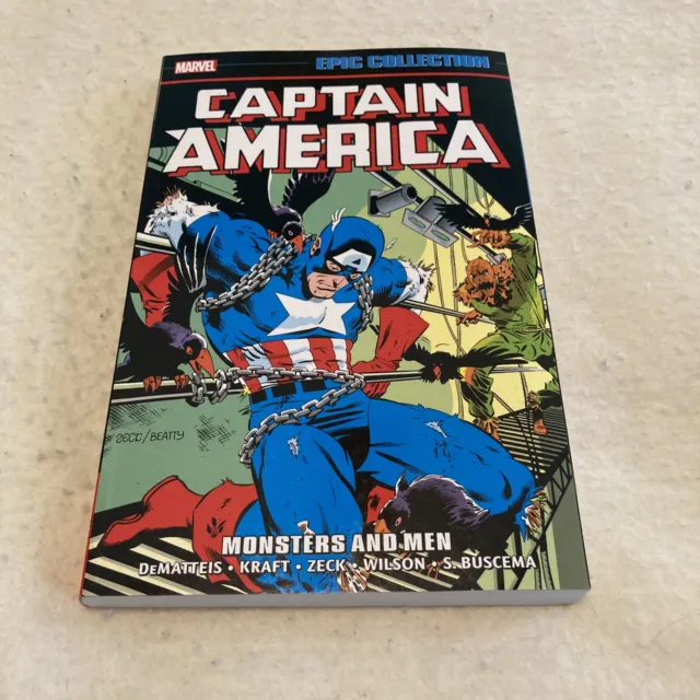 Captain America Epic Collection Monsters And Men Volume 10 TPB Marvel TP Falcon