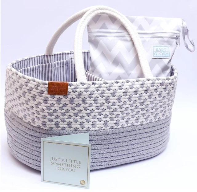 Diaper Caddy,  Organizer, Baby Diaper Caddy for Baby unisex Free Diaper,Wet Dry