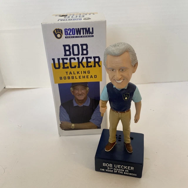 MILWAUKEE BREWERS TALKING Bob Uecker Bobblehead 2021 Stadium Giveaway