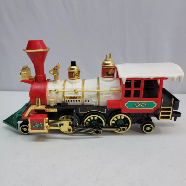 1986 NEW BRIGHT Musical Christmas Express Train Tested & Works READ