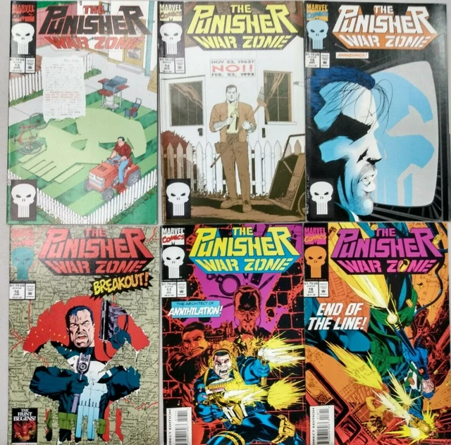 The Punisher War Zone: #13-18 Marvel 1993 Comic Books