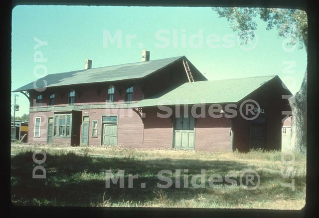 Duplicate Slide C&NW Ry. Chicago & North Western O'Neil NE Station