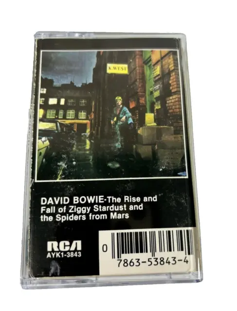 Vintage Cassette Tape DAVID BOWIE Ziggy Stardust Spiders From Mars (1972)