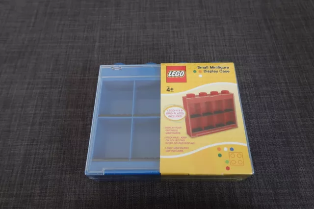 Lego - Vitrine - Display Case - Figurine - Small - Bleu - Neuf - Scelle