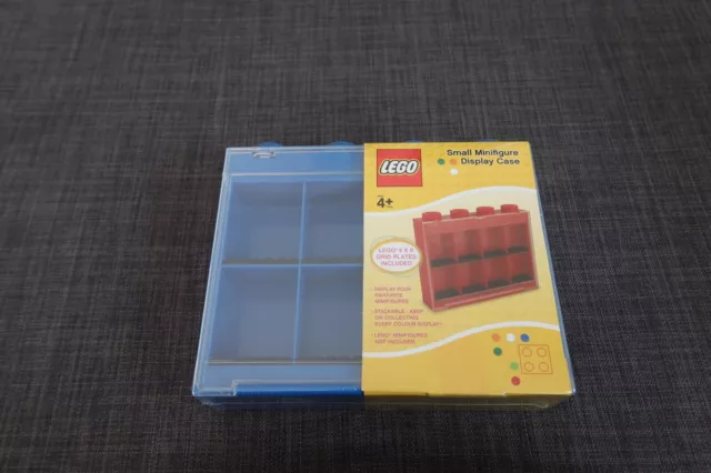 Vitrine rouge Lego pour 16 minifigurines