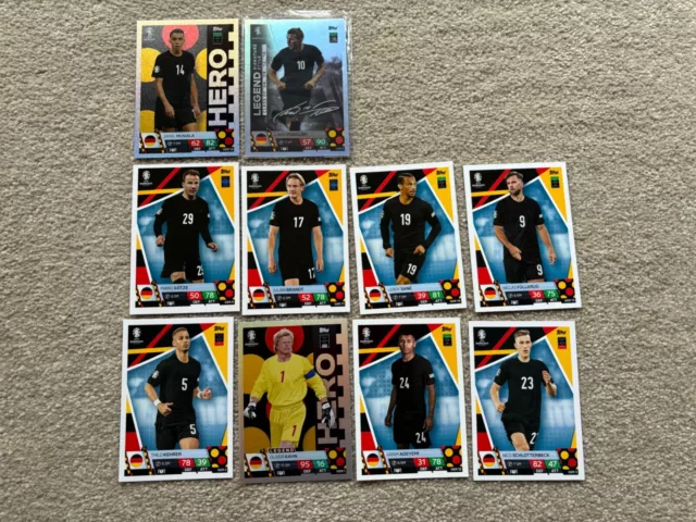 Match Attax EURO 2024 - GERMANY team x 10 cards