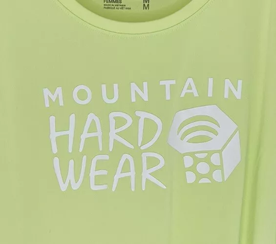 Mountain Hardwear NEW Womens Wicked Tech Tank Size Medium Logo Lime Green Active 3