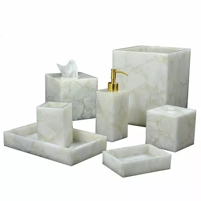 7 pcs Luxury Quartz Bathroom Vanity Set - Modern Design Bathroom Upgrade