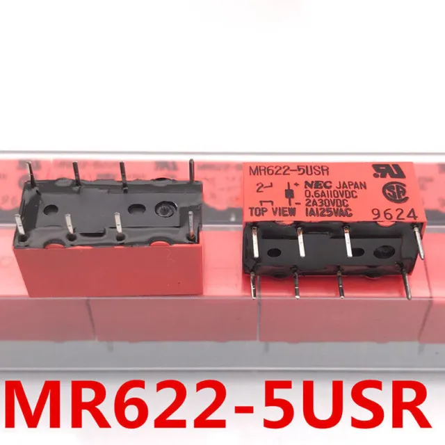 2Pcs MR622-5USR Power Relay 8Pin 1A 125VAC #E9