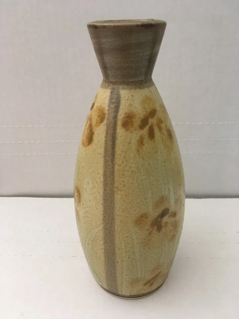 Napcoware Bud Vase Earth colors  Mid Century #C 8898 Japan hand painted