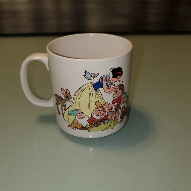 VINTAGE 90'S WALT Disney Snow White & The Seven Dwarfs Mug Applause in