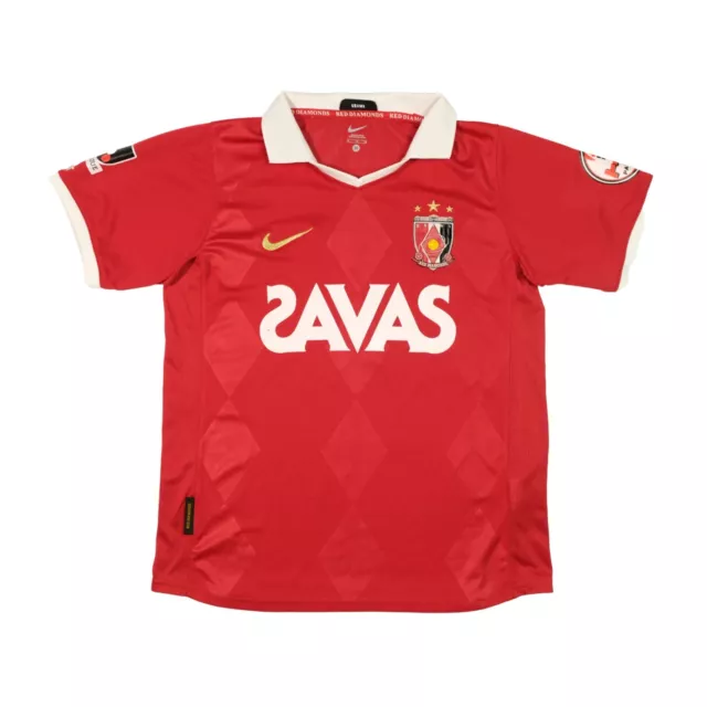 Mitsubishi Urawa Red Diamonds J-League Nike 2010 Home Vintage Football Shirt Med