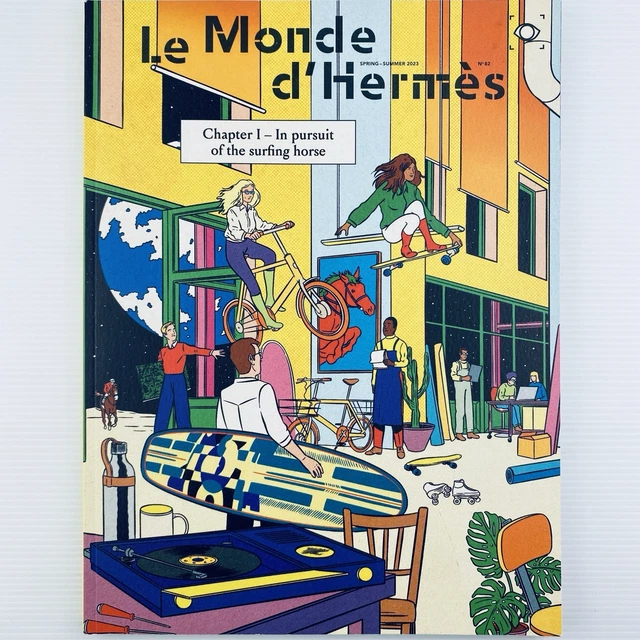 AUTHENTIC HERMES LE Monde D'Hermes Magazine Book # 82 Spring