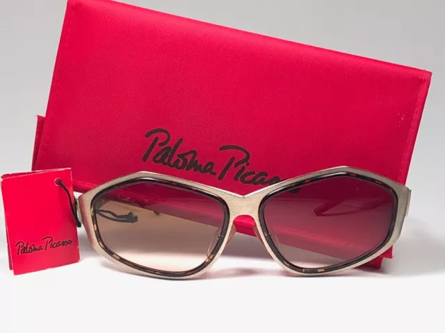 Vintage Paloma Picasso Assymetric Avant Garde 1980'S Made In Germany Sunglasses