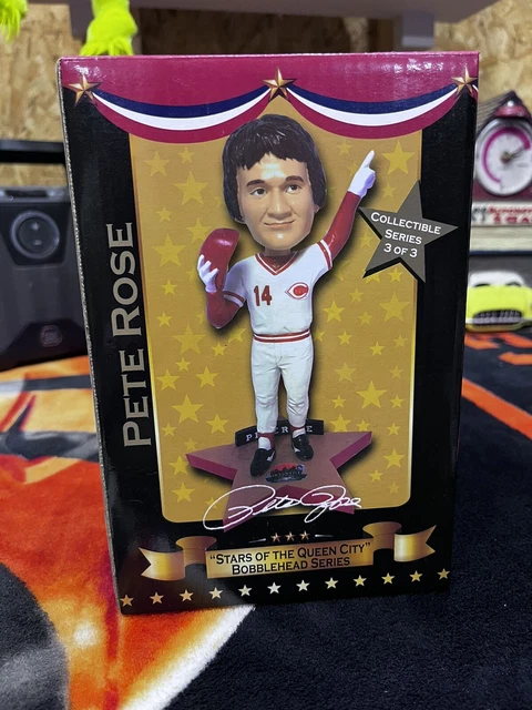 Stars Of The Queen City Pete Rose Bobblehead! Series 3 Of 3!Cincinnati ￼￼Reds