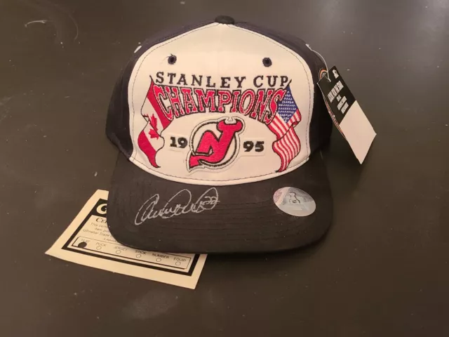 Vintage New Jersey Devils Snapback Hat New Era Made Usa OSFA 