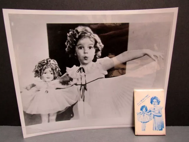 Vintage Original Shirley Temple Wee Willie Winkie Movie Promo Mirror & Photo