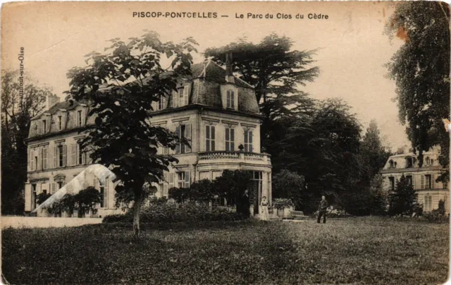 CPA Piscop-PONTcelles - La Parc du Clos de Cedre (380408)