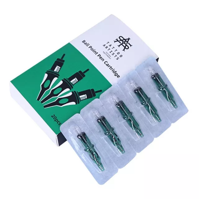 20pcs Practice Tattoo Cartridge Needle Sketch Stippling  For Beginners