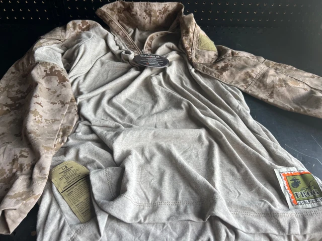 NEW PROPPER PRECISION FROG USMC Marpat Desert inclement weather combat shirt NEW PROPPER PRECISION FROG USMC Marpat Desert inclement weather combat shirt