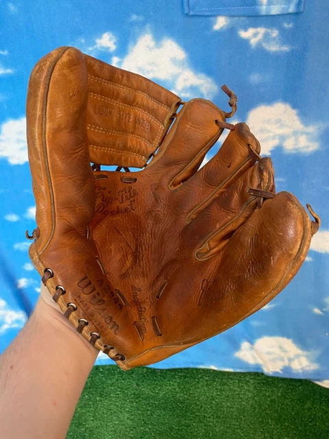 Wilson Ron Santo Baseball Glove A-2175 Snap-Ease USA Made Rare Find Chicago Cubs