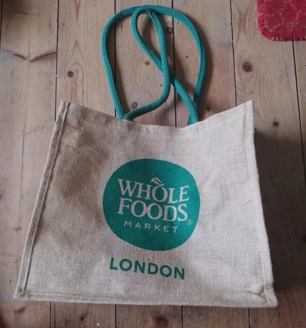 Whole foods store jute bag