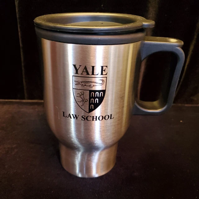 Yale Law School Stainless Steel Travel Cup/Mug, Hot/Cold Beverages.