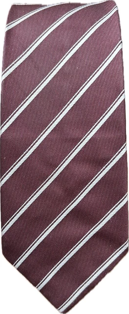 Valentino Cravatte Vintage Mens Couture Striped  Tie -Pre-Owned