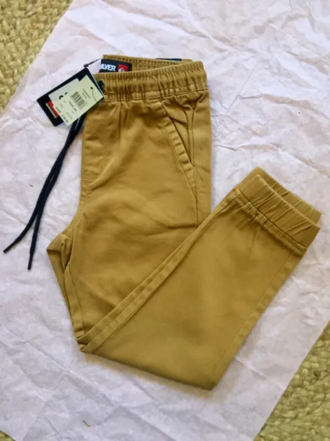 Size 6 Quicksilver Dark Khaki Beach Pants  BNWT RRP $45.99