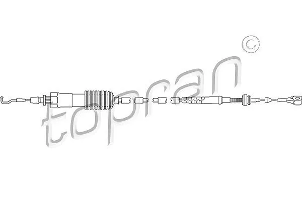 TOPRAN Gaszug  für VW