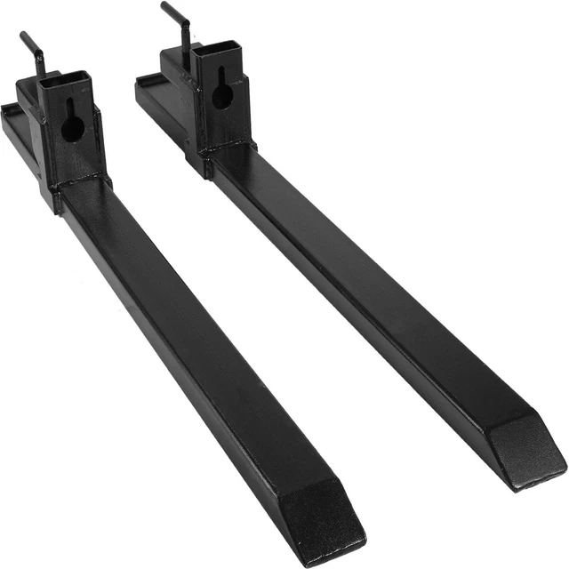 43" Heavy-duty Front Loader Forks Fork Attachment for Skid Steer Easy To Use