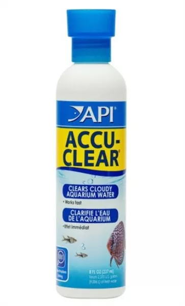 API Accu-Clear (8oz) Fish Tank Aquarium Additive Treatment Water Conditioner