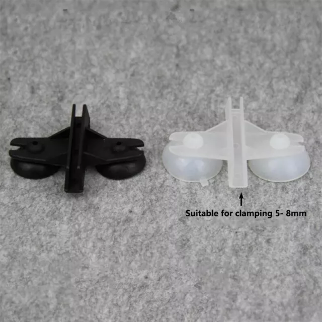 Aquarium Fish Tank Dividers On Suction Cups Black / Clear Separating Fish Tanks