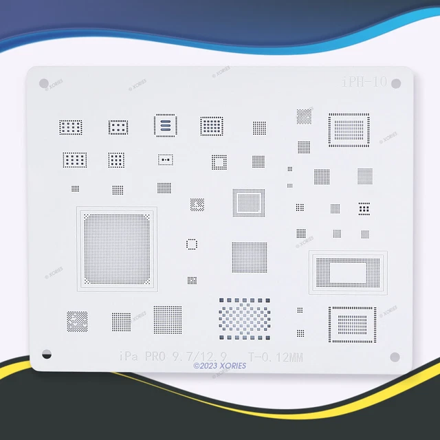 BGA Reballing Stencil Heated Directly for iPad Pro 9.7/12.9 Chip Repair