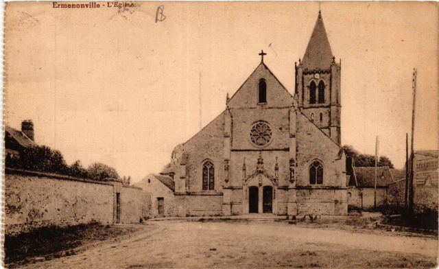 CPA AK ERMENONVILLE - L'Église (423483)